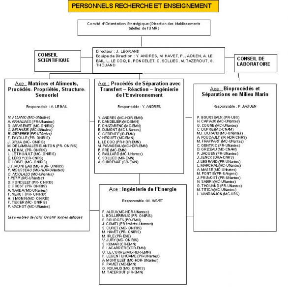 Organigramme